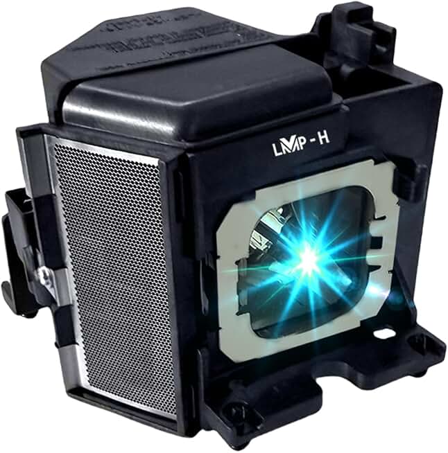 Replacement projector lamp with housing for select models
