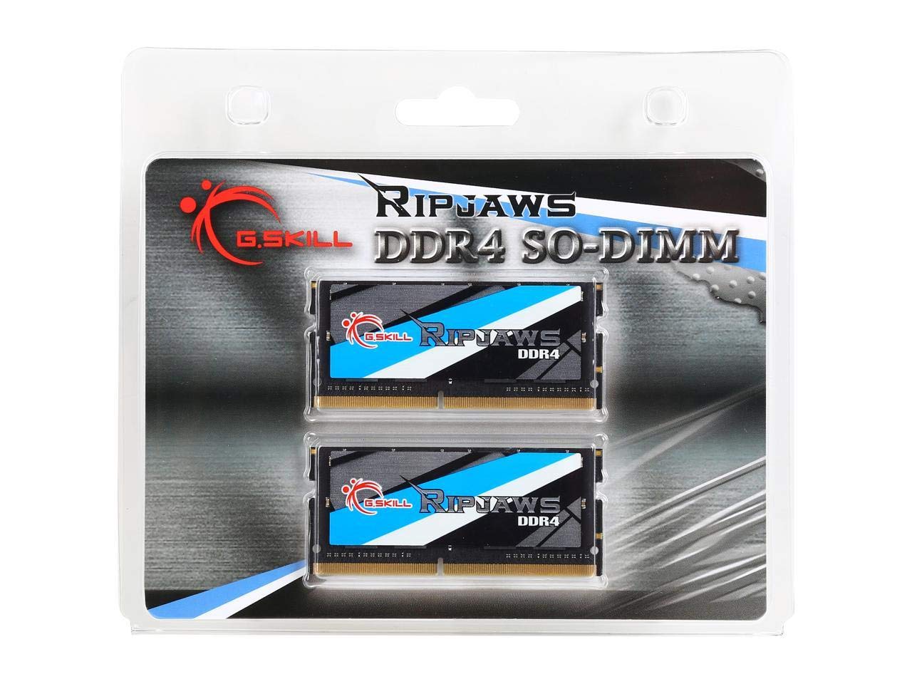 RipJaws Series 32GB (2 x 16GB) 260-Pin SO-DIMM PC4-25600 DDR4 3200 CL22-22-22-52 1.20V Dual Channel Memory Model F4-3200C22D-32GRS