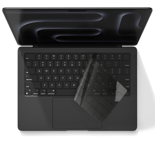 Black TPU Keyboard Cover for MacBook Pro 14" and 16"