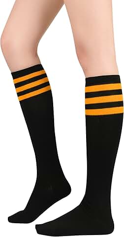 Women's Athletic Knee High Socks for Outdoor Sports