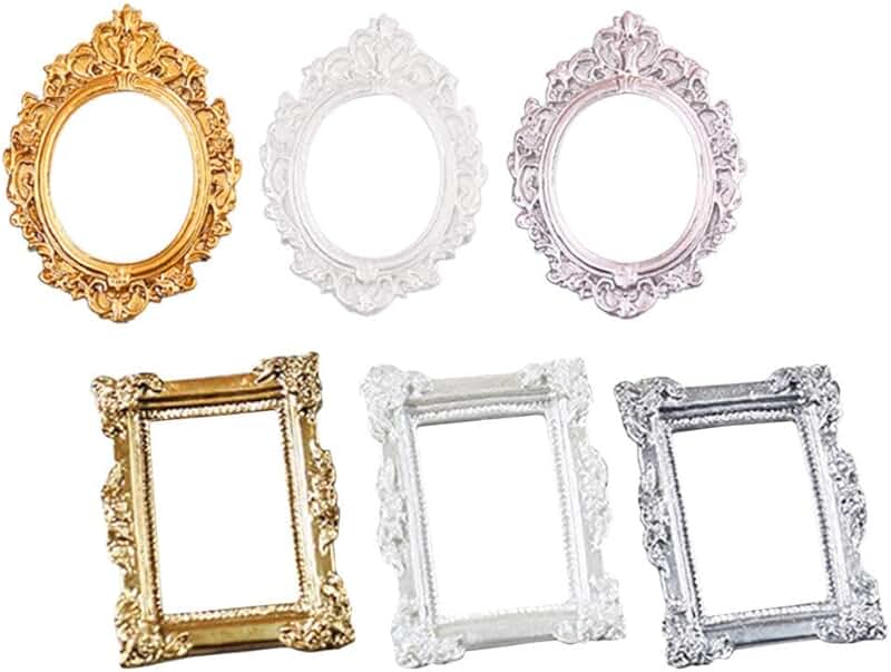 30 Mini Photo Frame Accessories for Crafts and Albums
