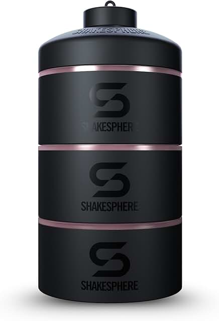Stackable Leak-Resistant Snack Containers with 3 Twist-Lock Cups