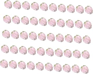 50 Strawberry Glass Beads for Jewelry Making