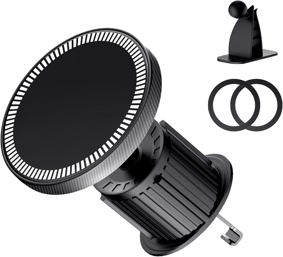 2-in-1 Car Phone Mount with 360° Rotation
