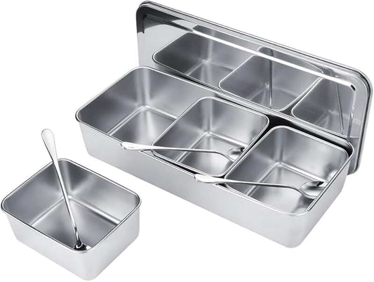 Set of 4 Large Stackable Closet Storage Baskets with Lids