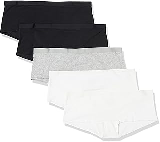 Pack of 5 Women's Cotton Boyshort Underwear in Plus Size
