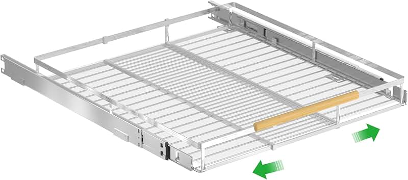 Adjustable Expandable Wire Storage Drawer for Cabinets