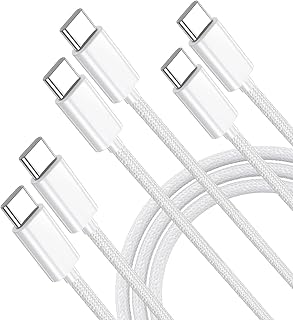 USB C to USB C Cable 3 Pack, 3.28ft, 60W