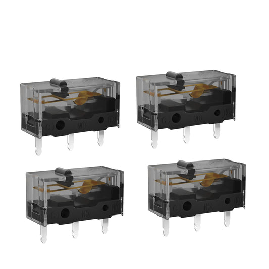 Micro Switch for Gaming Mouse, 4 or 8 Pin, 4 Pack