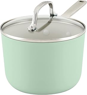 3 Quart Pistachio Nonstick Ceramic Sauce Pan