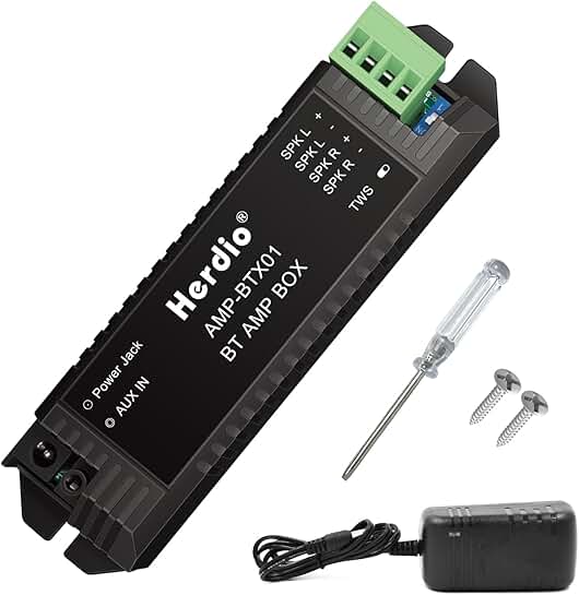 Bluetooth Home Audio Amplifier for Passive Speakers