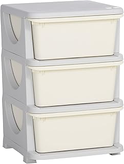 Three-Tier Kids Storage Unit with Drawers