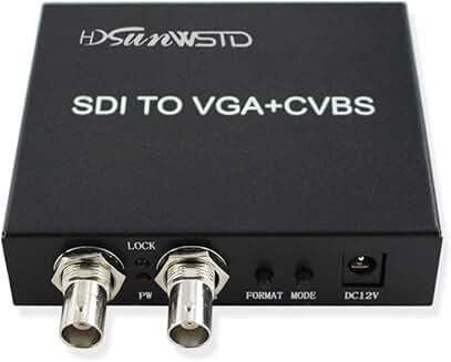 SDI to VGA/AV/SDI Converter for 1080P Display