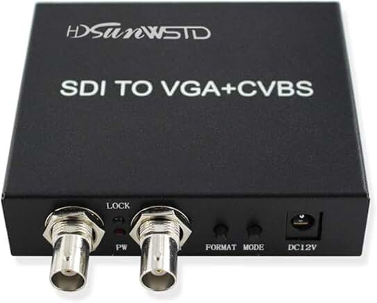 SDI to VGA/AV/SDI Converter for 1080P Display