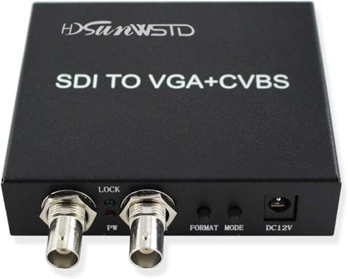 SDI to VGA/AV/SDI Converter for 1080P Display