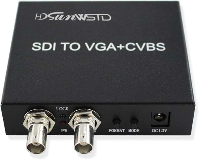 SDI to VGA/AV/SDI Converter for 1080P Display