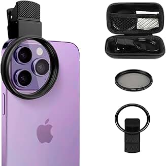 52mm Clip-On Circular Polarizer Lens Filter