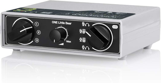 Portable 3-Way 3.5mm Audio Switcher for Headphones, Speakers, Microphones