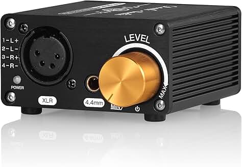 Balanced Headphone Amplifier with XLR and 4.4mm Jack
