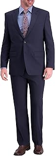 Men's dark navy stretch suit coat, size 38 regular