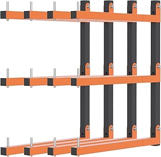 Heavy Duty 6-Level Wall Mount Lumber Storage Racks (4 Pack)