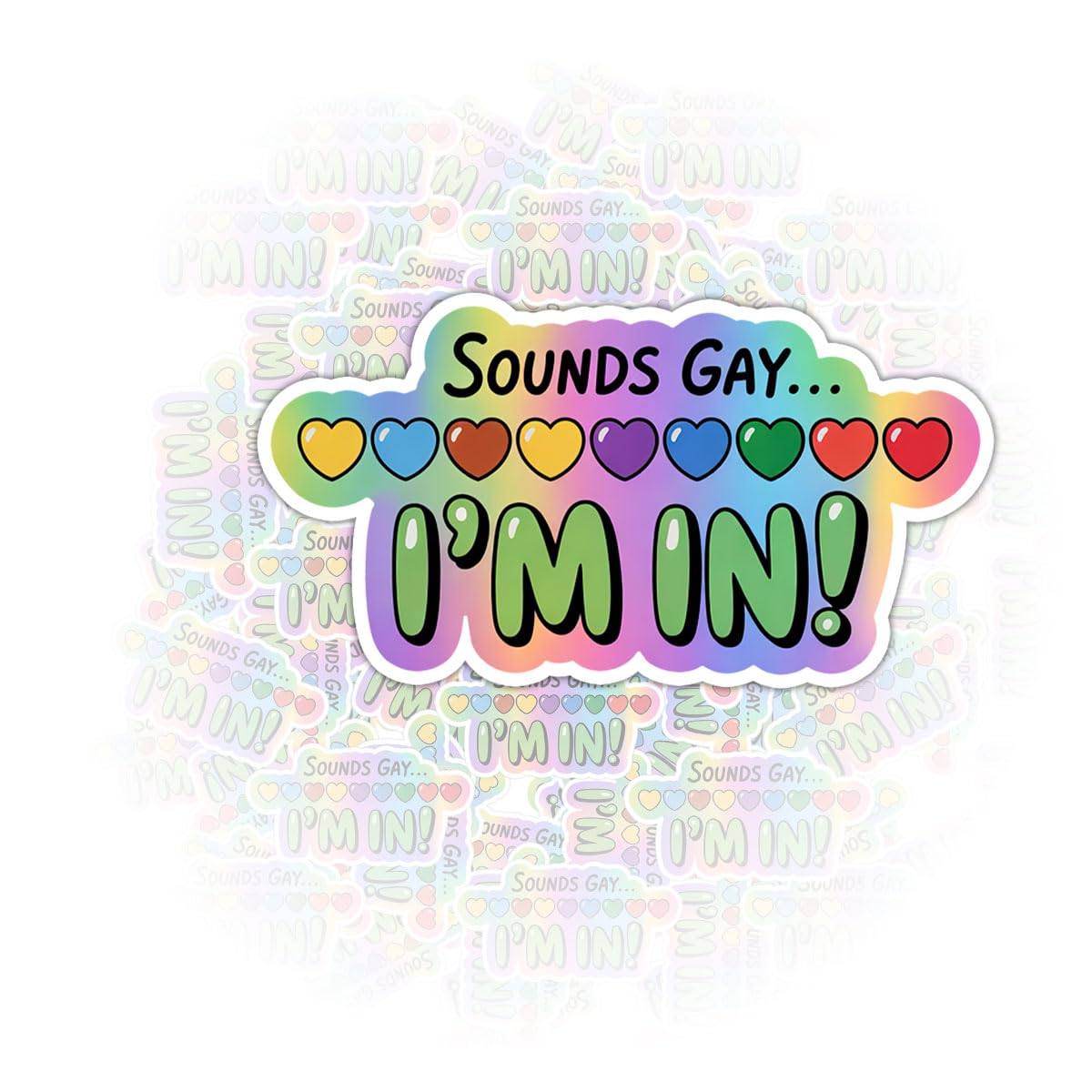 Three Funny Pride Quote Vinyl Stickers for Laptops and Water Bottles