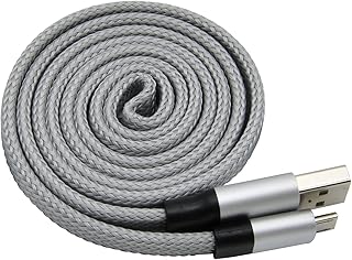 3 Foot Silver USB to Micro Retracting Cable