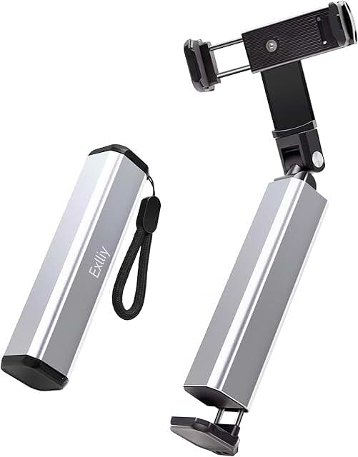 Portable 360-Degree Airplane Phone Holder in Red