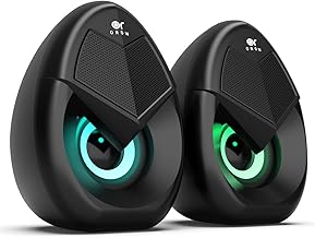 Mini 10W RGB Computer Speakers with LED and Volume Control