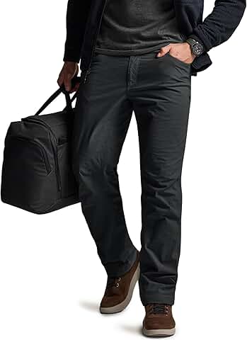 Men's Winter Fleece Lined Water-Resistant Outdoor Pants