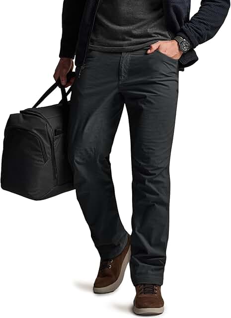 Men's Winter Fleece Lined Water-Resistant Outdoor Pants