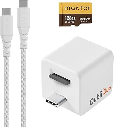 Automatic Backup Cube with 128GB Card and USB-C Cable