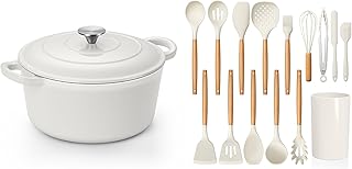 15-Piece Silicone Kitchen Utensil Set with Holder