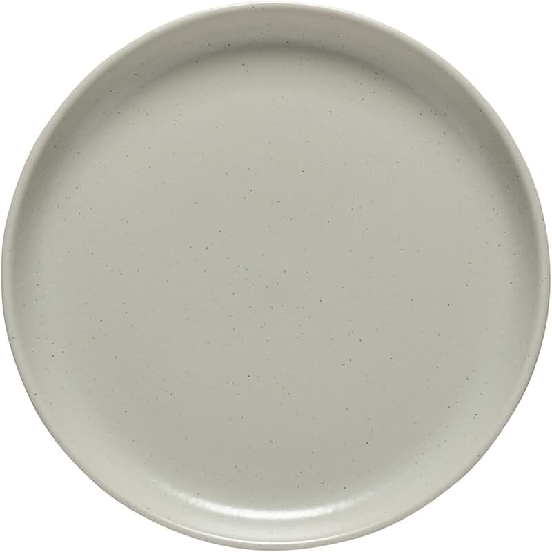 10-inch Oyster Grey Ceramic Dinner Plate
