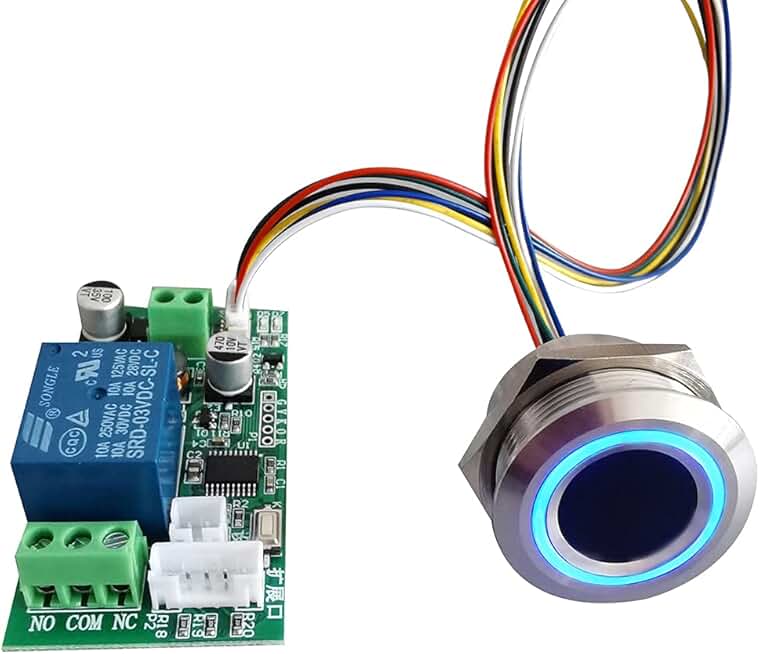 Waterproof Fingerprint Car Door Lock Module with Relay