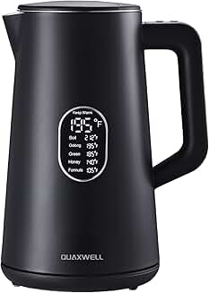 1.5L Stainless Steel Electric Kettle with Temperature Control