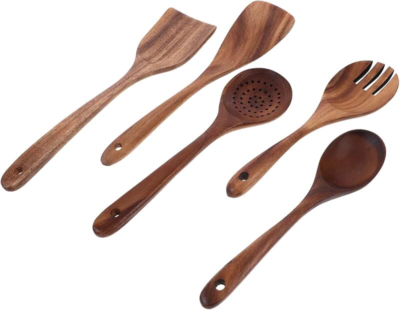 Utensil Set for Non-stick Cookware with Spatula Ladle and More