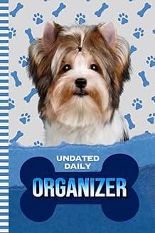 Daily Organizer with Dog and Paw Print Cover