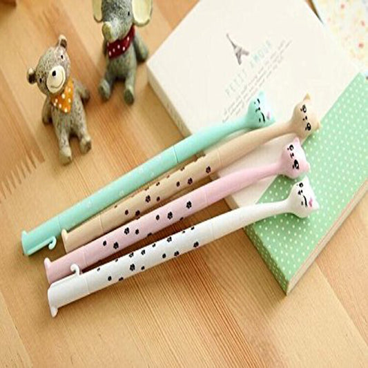 Cute Cartoon Cat Gel Ink Pen Set of 8