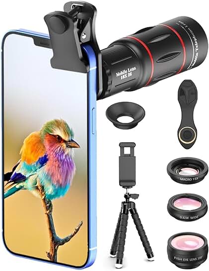 4-in-1 Phone Camera Kit with Tripod