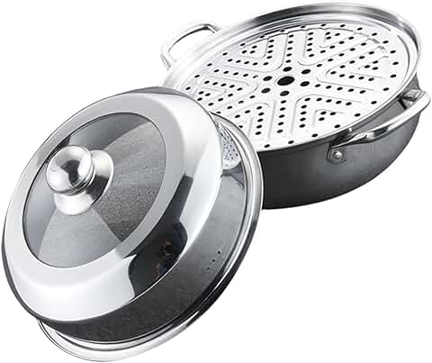Large Stainless Steel Steamer Pot for Cooking
