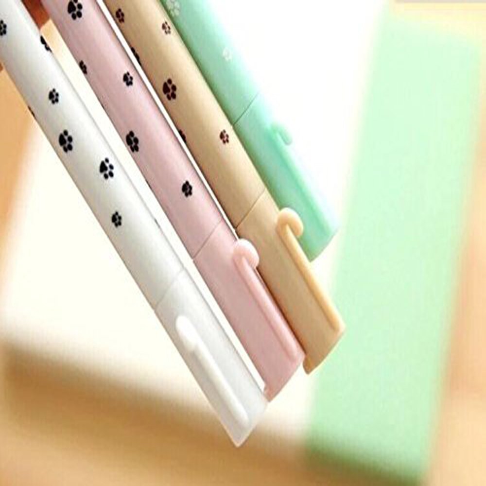 Cute Cartoon Cat Gel Ink Pen Set of 8
