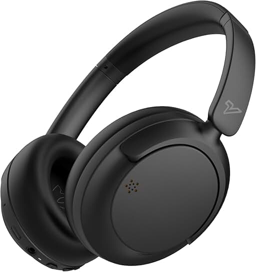 Wireless Over-Ear Noise Cancelling Headphones with Mic