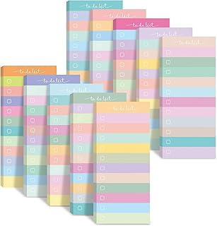 10 Pack of 500 Sheets Daily To-Do List Notepads