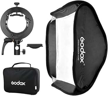 Foldable 31x31 inch Softbox Diffuser with S-Type Bracket