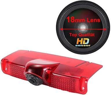 Car Roof Top Brake Light Camera for Rear View Parking