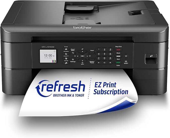 Wireless Color Inkjet All-in-One Printer with Duplex and Mobile Printing