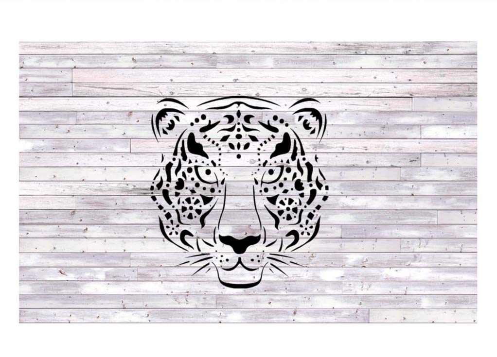 Animal Design Mylar Templates Set of 5 8.2" x 11.4"