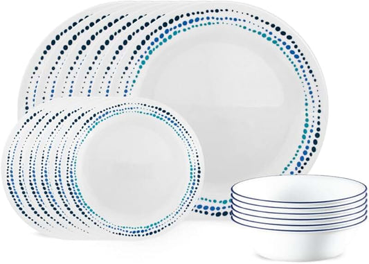 Oval Ceramic Serving Trays Set for Parties and Weddings