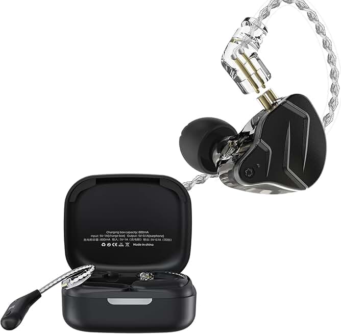 Wireless in-ear monitor earphones